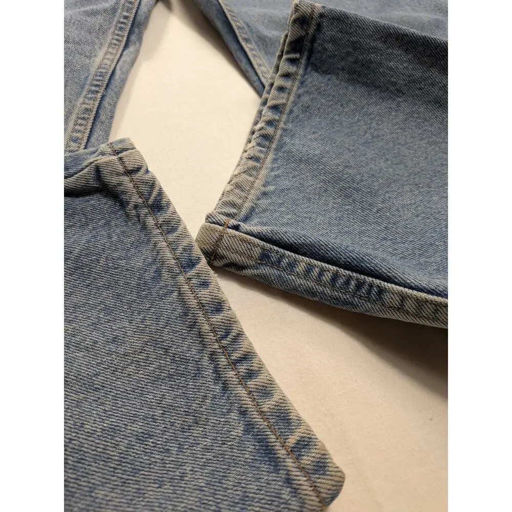 VTG Tommy Hilfiger Jeans 34 x 31 Denim Baggy Slouchy Wide 90's Y2k Mom Boyfriend